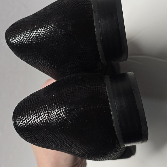 {Clarks}  Unstructured Women's Elegant Black Women's Loafers - Size 10 N - Picture 8 of 12